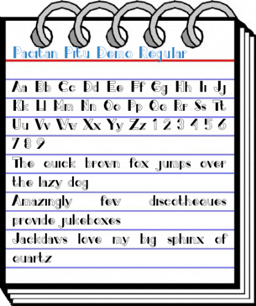 Pacitan Pitu Demo Regular Font