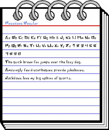 Pagadang Regular Font