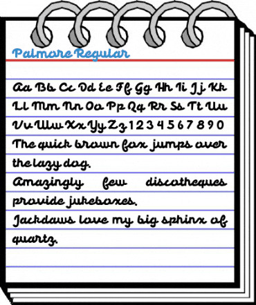Palmore Regular Font