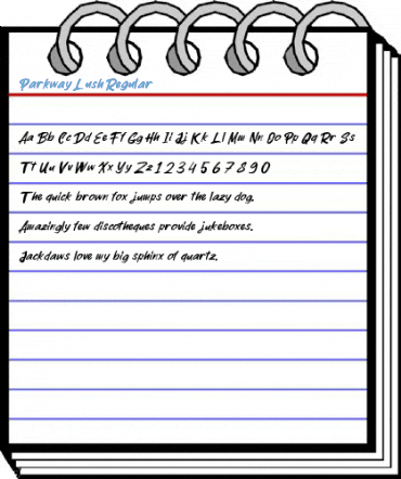 Parkway Lush Regular Font