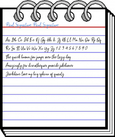 Paul Signature Paul Signature Font