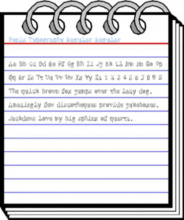 Penis Typography Regular Regular Font