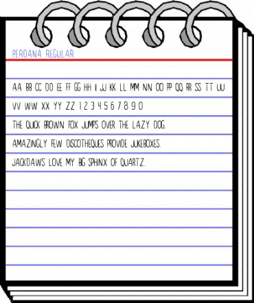 Perdana Regular Font