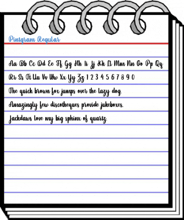 Pintgram Regular Font