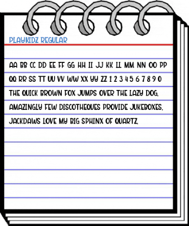Playkidz Regular Font