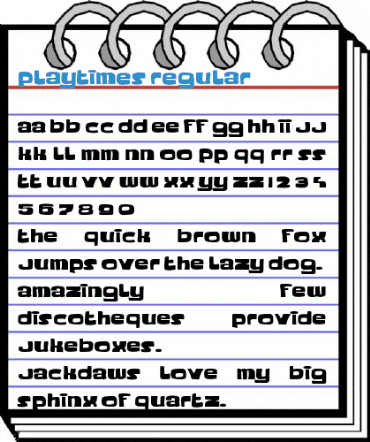 Playtimes Regular Font