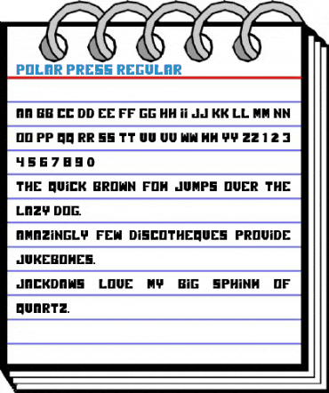 Polar Press Regular Font