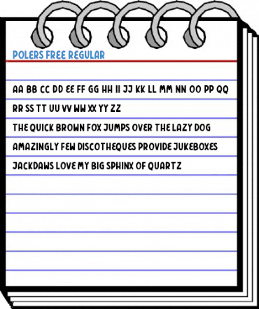 Polers Free Regular Font
