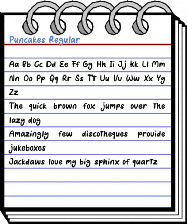 Puncakes Regular Font