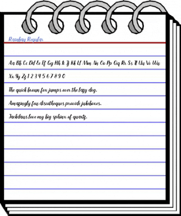 Rainbay Regular Font