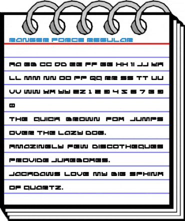Ranger Force Regular Font