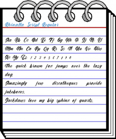 Rhinatta Script Regular Font