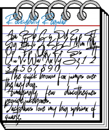 Rockybilly Regular Font