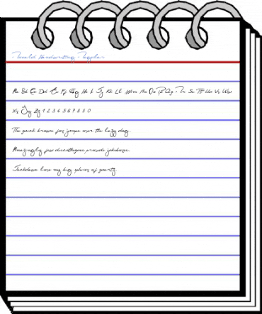 Ronald Handwriting Regular Font