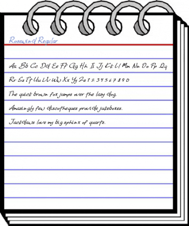 Rosewind Regular Font