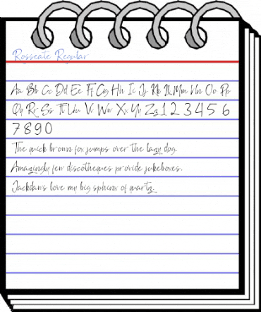 Rosseate Regular Font