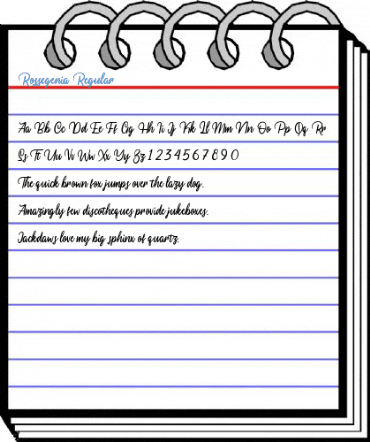 Rossegenia Regular Font