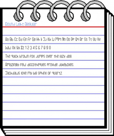 Round Light Regular Font