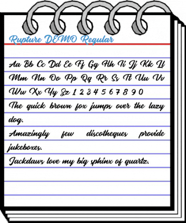 Rupture DEMO Regular Font