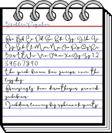 Sallia Regular Font
