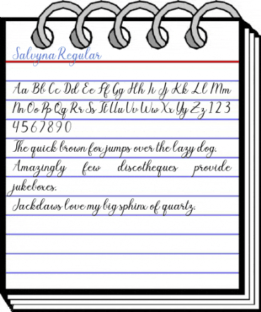 Salvyna Regular Font