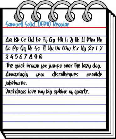 Samuell Solid_DEMO Regular Font