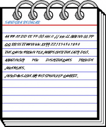 Sandora Regular Font
