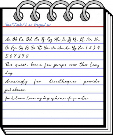ScottWalker Regular Font