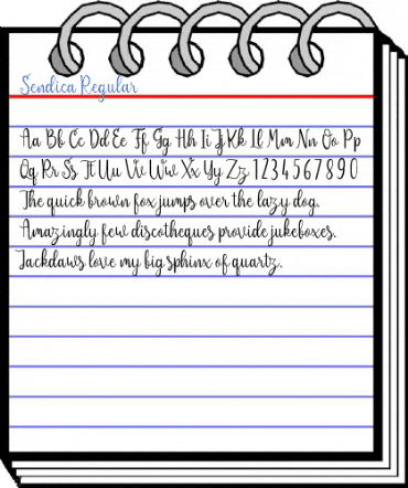 Sendica Regular Font