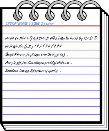 SHOCKWAVE FREE Regular Font