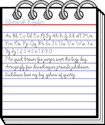 Silversmith Regular Font