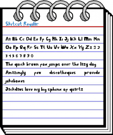 Skitcut Regular Font