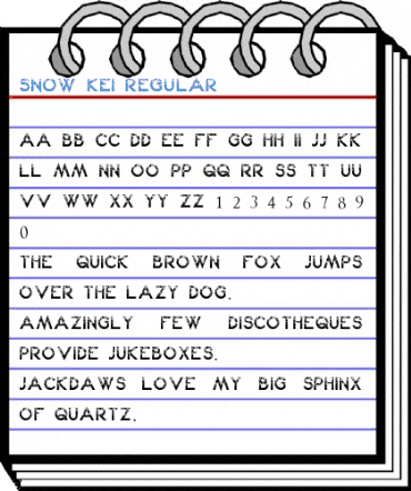 Snow Kei Regular Font