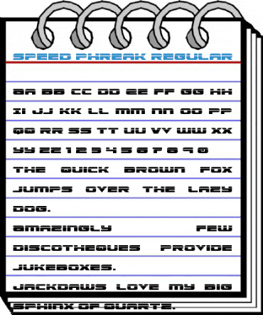 Speed Phreak Regular Font