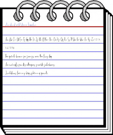 standard pilot demo Regular Font