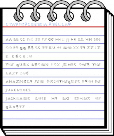 StarForceNesia Regular Font