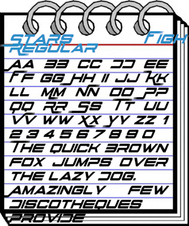 Stars Fighters Font