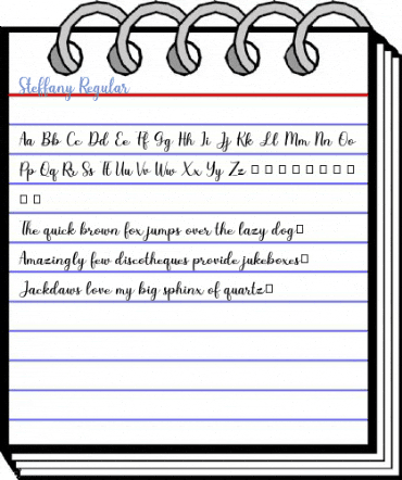 Steffany Regular Font