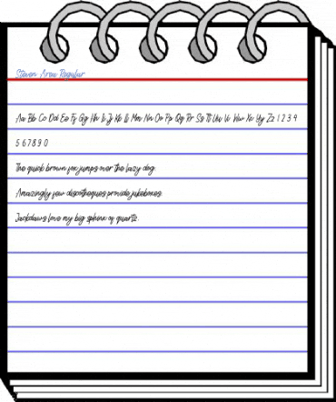 Steven Area Regular Font