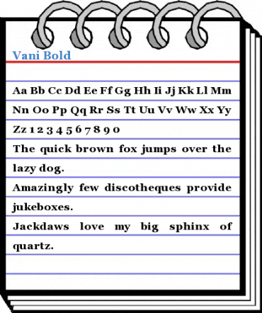 Vani Font