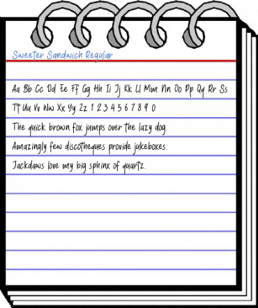 Sweeter Sandwich Regular Font