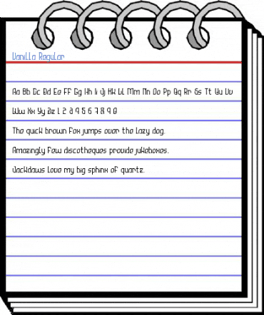 Vanilla Regular Font