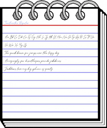 Tantinotes Regular Font