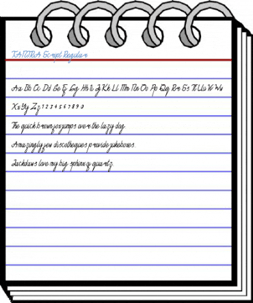 TANTRA Script Regular Font
