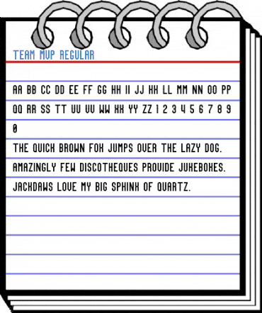 Team MVP Regular Font
