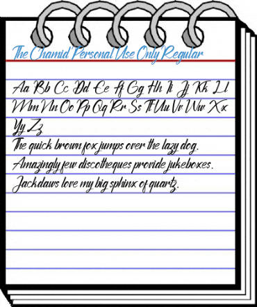 The Chamid Personal Use Only Regular Font