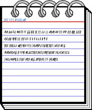 THE FOX Regular Font