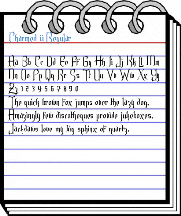 Charmed ii Regular Font