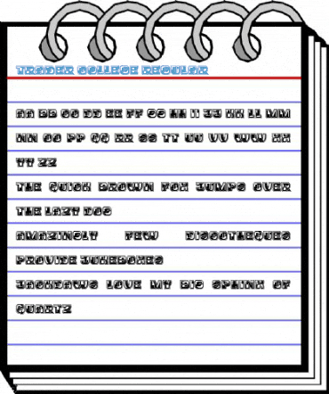 Trader College Regular Font