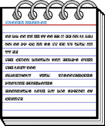 Trader Regular Font